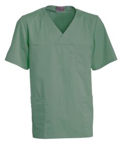 Рубашка для хирургов NEW VITOLS 100% хлопок, зеленая разм. XS-4XL